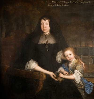 Lady Mary Bagot and Her Granddaughter Mary by John Michael Wright
